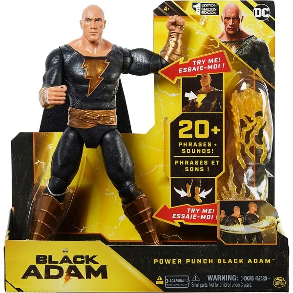 DC Black Adam Movie Fig 12" Deluxe w/Feature - 6064880-T